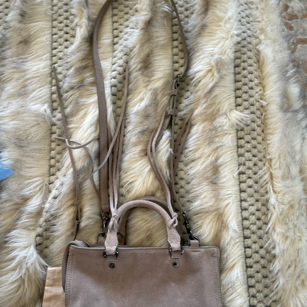 Rebecca Minkoff Taupe Leather Women's Bag micro Regan - Picture 9 of 9